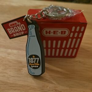 HEB Brand Shop 1877 Mineral Water Keychain